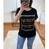 T-shirt Queen Paris Noir