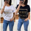 T-shirt Queen Paris Blanc